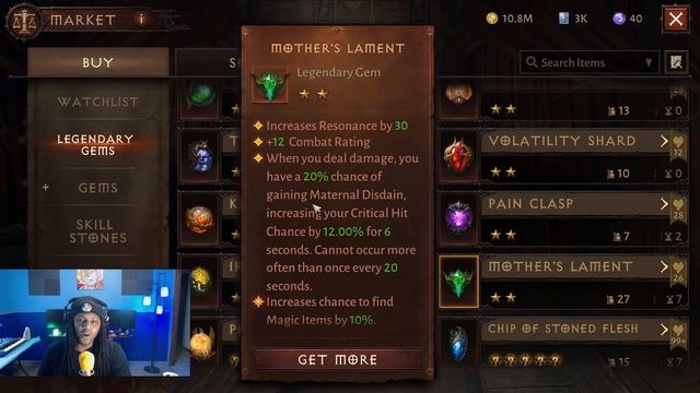 Which 1 star 2 star and 5 star gems are a MUST in the new slots? - Diablo Immortal смотреть онлайн