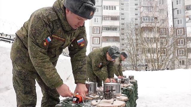 Работа специалистов продовольственной службы подразделения МТО смотреть онлайн
