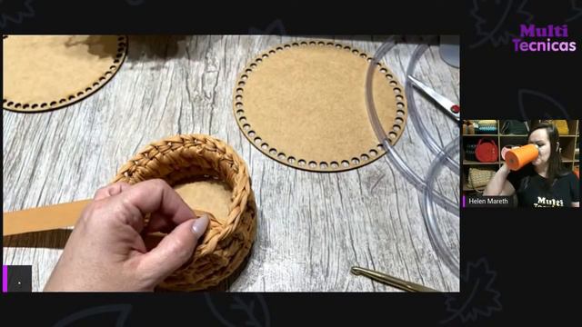 Cesto Palha em fio de malha смотреть онлайн