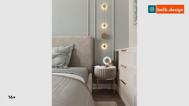 Дизайн квартиры в стиле неоклассика в тёплых тонах ▪️ Обзор интерьера двухкомнатной квартиры в Киев смотреть онлайн