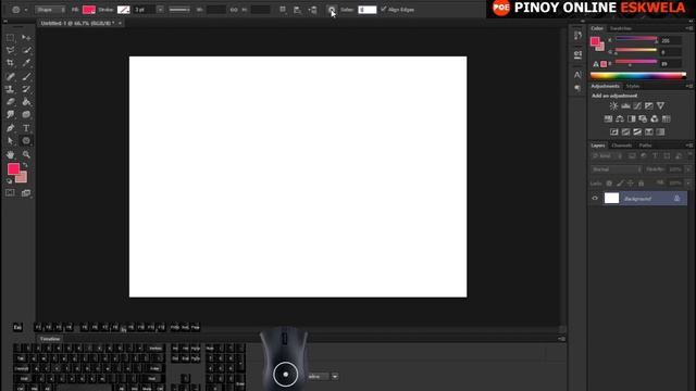 22. Photoshop Shape option (Star ,Unconstrained, Proportions, Fixed size and From center) смотреть онлайн