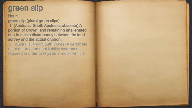 What does green slip mean? смотреть онлайн