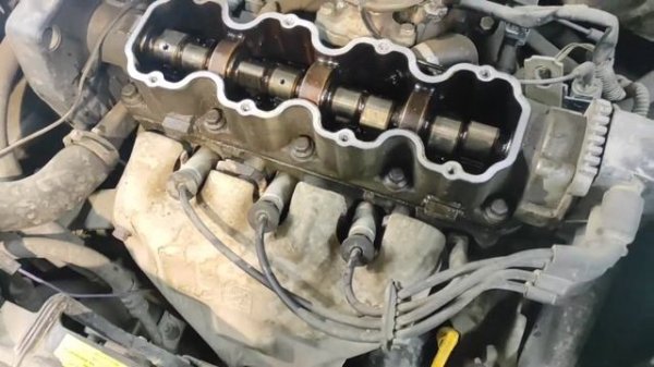 Chevrolet Lanos 1.5 Замена прокладки клапанной крышки на силикон Rosteco