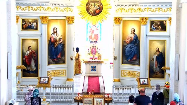 25.06.2023 10-00 Прямая трансляция в Храме Рождества Христова на Песках, Санкт-Петербург. смотреть онлайн
