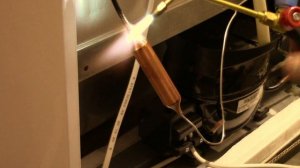 Пайка алюминиевой капиллярной трубки