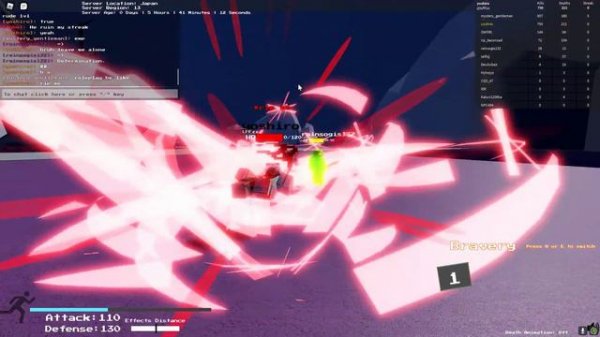 Undertale Reborn Test place: Show Case Glitchtale Chara