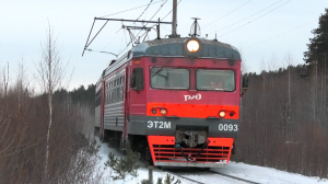 ЭТ2М-093 сообщением Богданович — Алапаевск с приветливым помощником