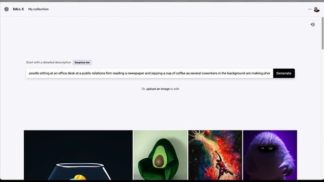 A Real-Time Example of OpenAI's DALL-E 2 in action смотреть онлайн