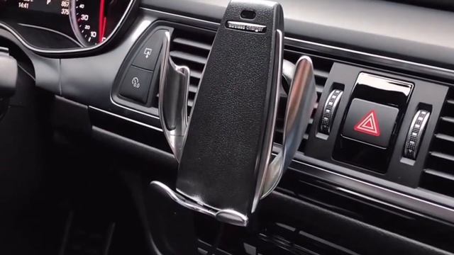 Автомобильный держатель для смартфона с функцией беспроводной зарядки Cosmo Plus смотреть онлайн