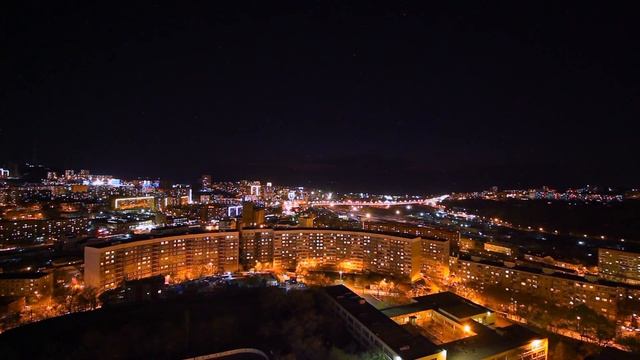 Таймлапс Вечерний Владивосток смотреть онлайн