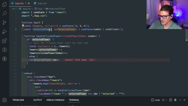 Here is another great React practice problem (Tower of Hanoi) смотреть онлайн