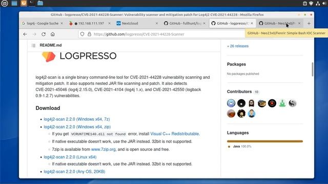Log4j - Computer auf Lücke prüfen смотреть онлайн