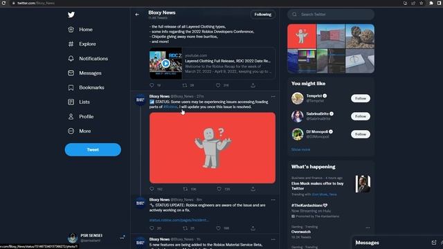 ROBLOX Is Down Again! (How to FIX!) | Roblox Shutdown 2022 смотреть онлайн