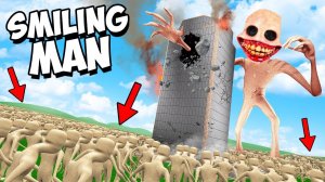 ОГРОМНАЯ АРМИЯ УЛЫБАЮЩИХСЯ ЛЮДЕЙ ПРОТИВ НЕБОСКРЕБА! ОБОРОНА ЗДАНИЯ ОТ SCP В Garry`s Mod