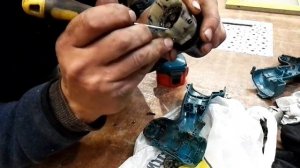 Ремонт редуктора шуруповерта Makita 6271D.