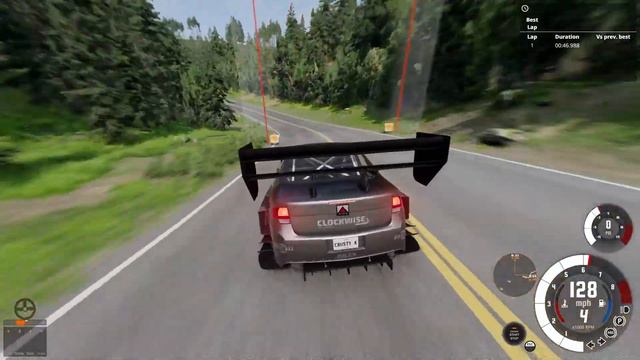 Beam.NG Crazy fast Time attack on East Coast смотреть онлайн