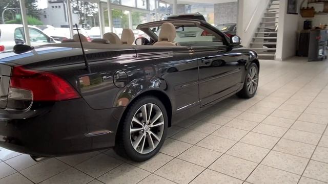 L1162 Volvo C70 2.0 D3 Cabrio Schwarz 2013 смотреть онлайн