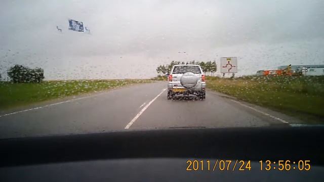 Spycam 808 #11 720 HD test , driving in rainy weather . смотреть онлайн