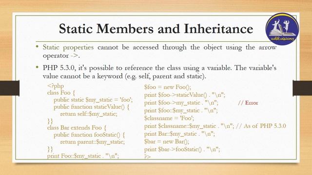 3.3 PHP - Advanced Object Oriented Programming - part 1 смотреть онлайн