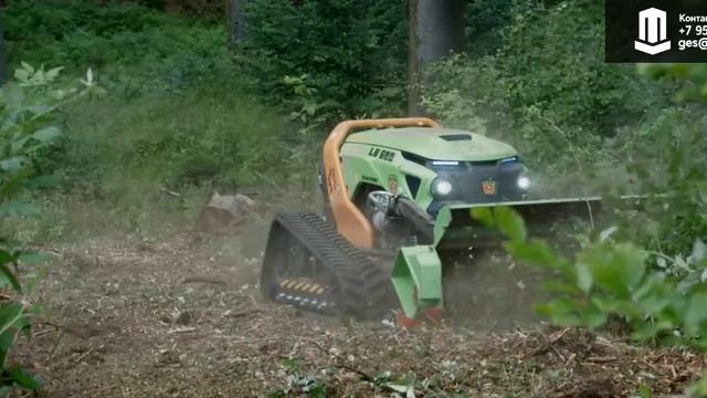 Косилка с дистанционным управлением MDB Green Climber LV600 смотреть онлайн