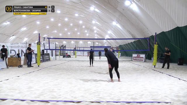 Финал: Ряшко / Сабитова VS Веретенникова / Захаров | MIXT LIGHT A - 02.03.2024 смотреть онлайн