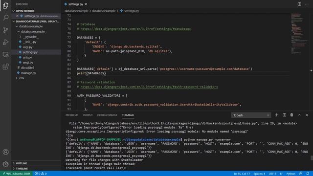 How to Use a Database Connection URL in Django смотреть онлайн