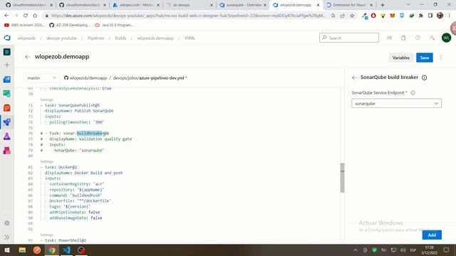 Devops - Capitulo 06: #aks, #Terraform, #NGINX #IngressController #azuredevops #ci #cd #sonarqube смотреть онлайн