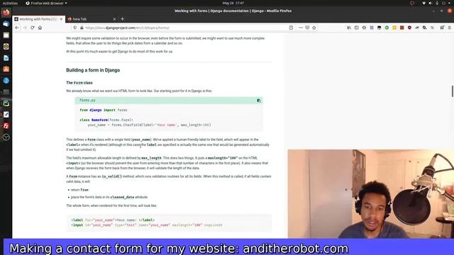 Making a Contact Form with Django - Part 1 смотреть онлайн