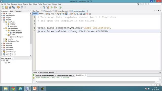Framework Java Server Faces Demo parte 2 смотреть онлайн