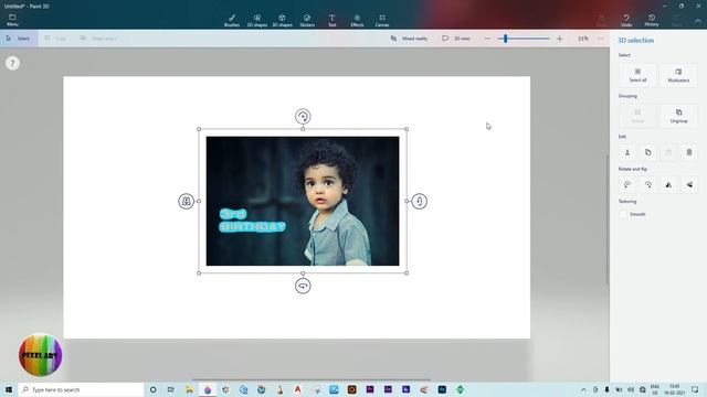 Windows 10 Paint 3d Tutorial : How to creat a 3d photo Animation 2021 смотреть онлайн