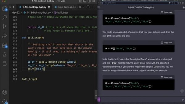ChatGPT builds a Crypto Trading bot (openAI gpt-3 a.i.)
