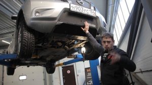 Ниссан Террано (Nissan Terrano): Установка защиты бампера 16+