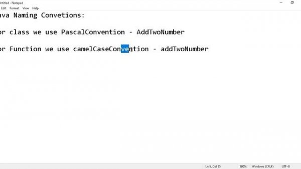 Naming Conventions in java in Bangla || Naming Convertions in java