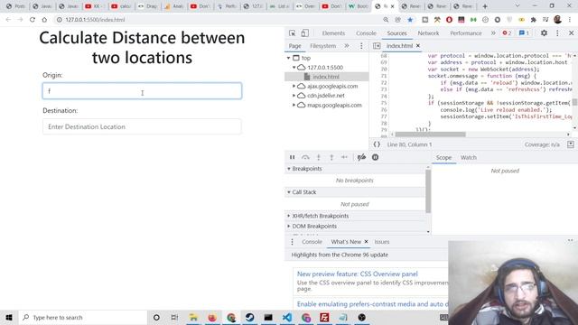 Javascript Google Distance Matrix API Example to Calculate Distance & Time Between Two Locations смотреть онлайн