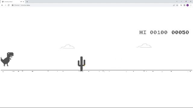 How to play GOOGLE DINOSAUR GAME in 2023? CHROME DINO game #chromedino смотреть онлайн