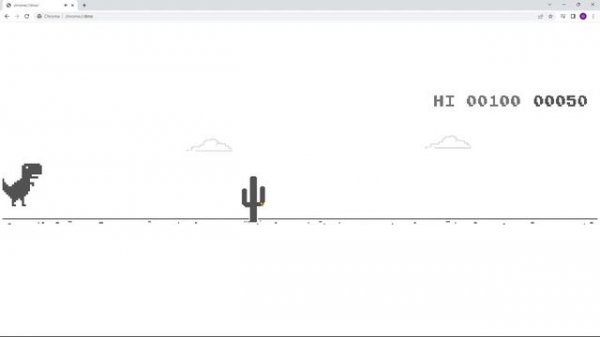 How to play GOOGLE DINOSAUR GAME in 2023? CHROME DINO game #chromedino