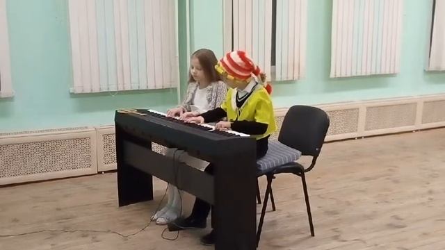 Владимир Коровицын "Куклы сеньора Карабаса". Фортепианный дуэт Минкевич Лидии и Хавротина Ильи. смотреть онлайн