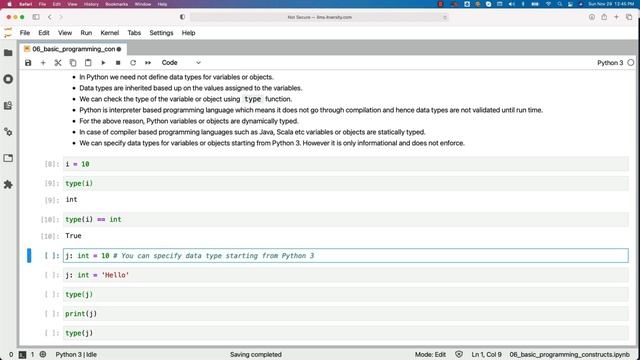 Programming Essentials Python - Basic Programming Constructs - Variables and Objects смотреть онлайн