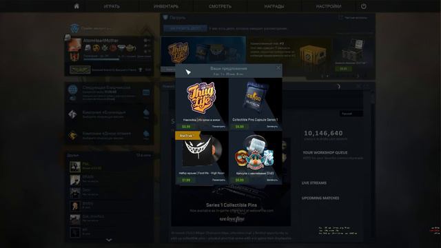 Сколько стоят CSGO pin в игре ? смотреть онлайн