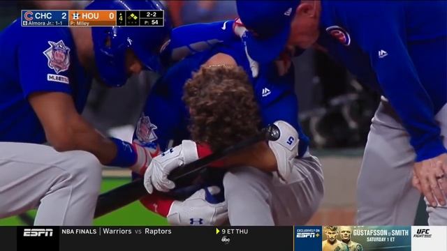 Albert Almora Jr in Tears after striking Little Girl with 100 MPH Foul Ball смотреть онлайн