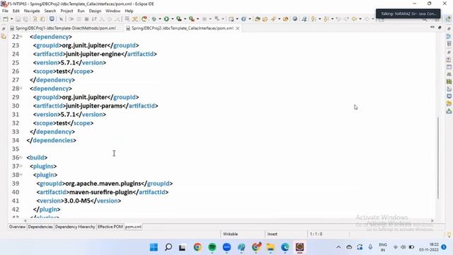 3rd Nov Spring Jdbc Using CallbackInterfaces смотреть онлайн