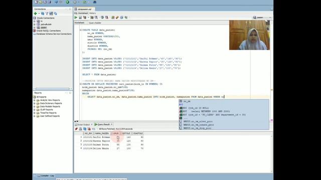 STORED PROCEDURE PADA ORACLE смотреть онлайн