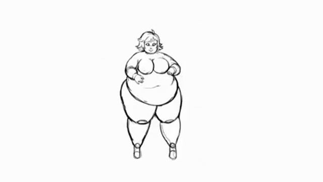Female weight gain animation смотреть онлайн