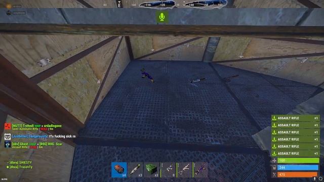 MODDED RUST SNOWBALL , GIMP MASK TO ROCKETS ! смотреть онлайн