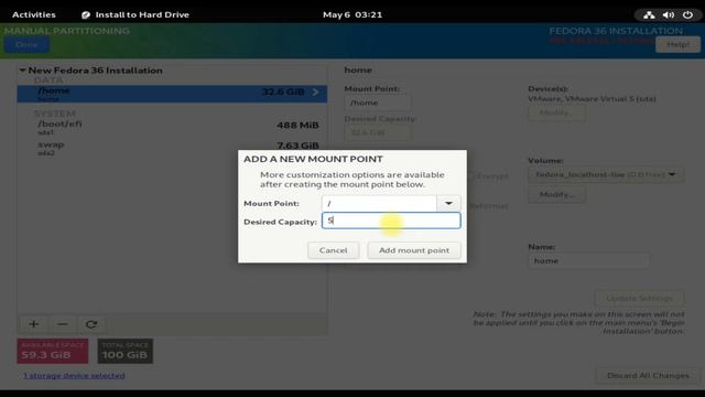 How to Install Fedora 36 with Manual Disk Partitions | Fedora 36 Installation Guide | GNOME 42 смотреть онлайн