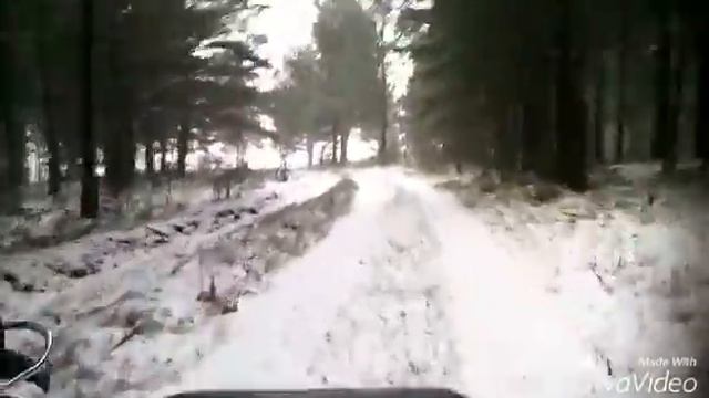 Зимние покатушки на мотоцикле Урал #2 смотреть онлайн