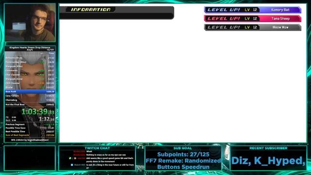 Kingdom Hearts: Dream Drop Distance Any% Speedrun World Record in 2:05:46 - Beginner; New Game смотреть онлайн