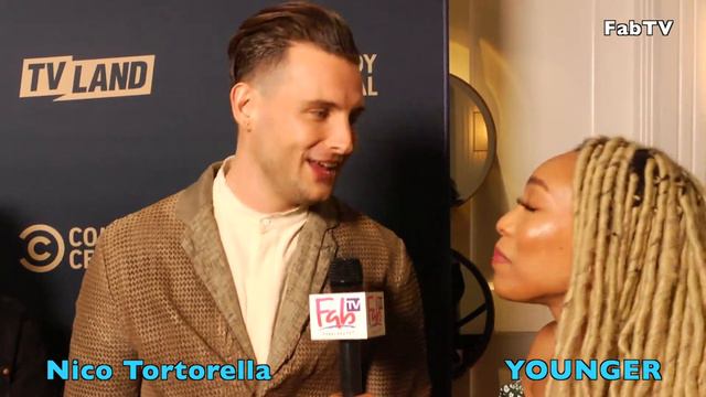 Nico Tortorella describes fan base for "YOUNGER" смотреть онлайн