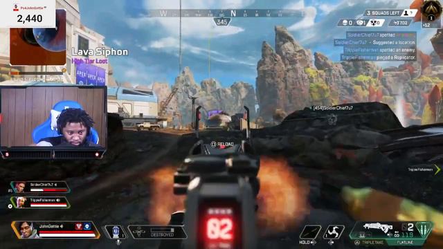 Apex Legend triple take action flatline win смотреть онлайн