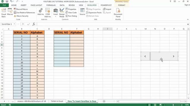 How to Insert Scrollbar in Excel - A Quick Tutorial смотреть онлайн